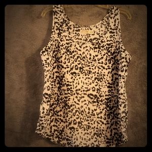 4/$20 women's animal print tank top large